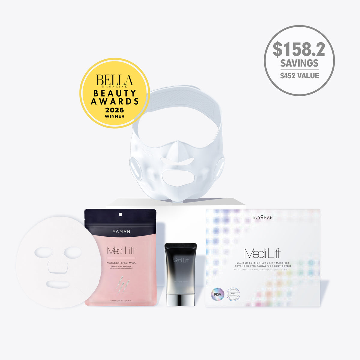 Luxe Lift Mask Set (White Pulse)